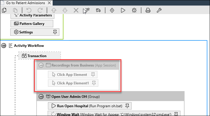 process recorded steps